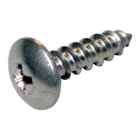 Allpoints Allpoints 26-1494 Stainless Steel Phillips Truss Head 10 x 3/4" Sheet Metal Screw - 100/Box 261494